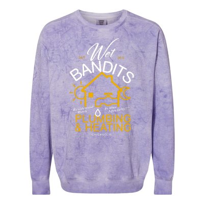 Wet Bandits Plumbing & Heating Chicago Colorblast Crewneck Sweatshirt