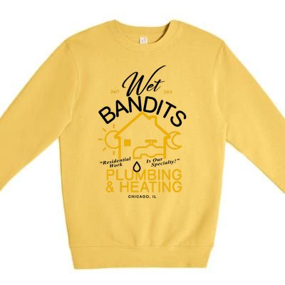 Wet Bandits Plumbing & Heating Chicago Premium Crewneck Sweatshirt