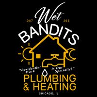 Wet Bandits Plumbing & Heating Chicago Youth Performance Sprint T-Shirt