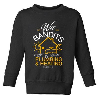 Wet Bandits Plumbing & Heating Chicago Toddler Sweatshirt