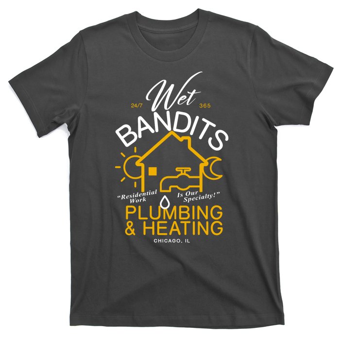 Wet Bandits Plumbing & Heating Chicago T-Shirt