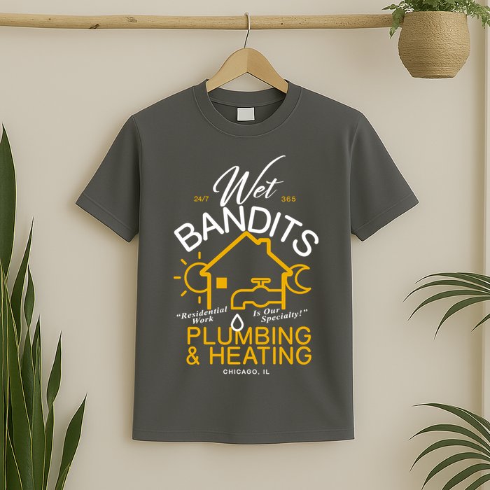 Wet Bandits Plumbing & Heating Chicago T-Shirt