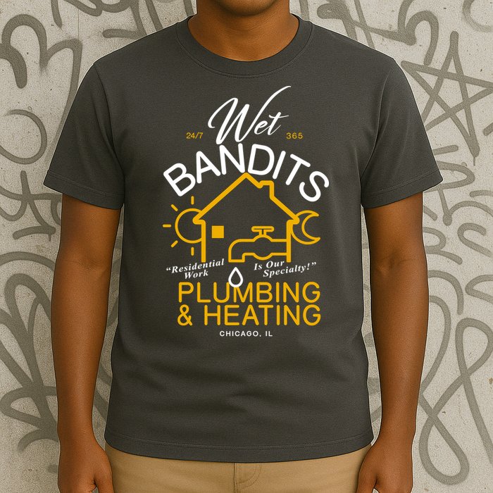Wet Bandits Plumbing & Heating Chicago T-Shirt
