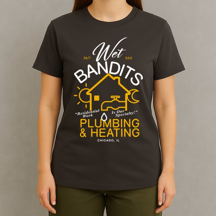 Wet Bandits Plumbing & Heating Chicago T-Shirt