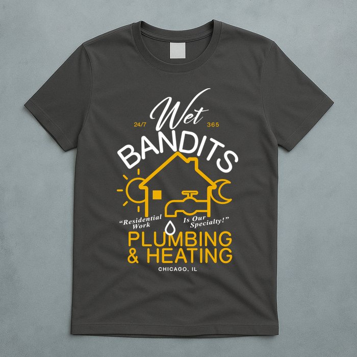 Wet Bandits Plumbing & Heating Chicago T-Shirt