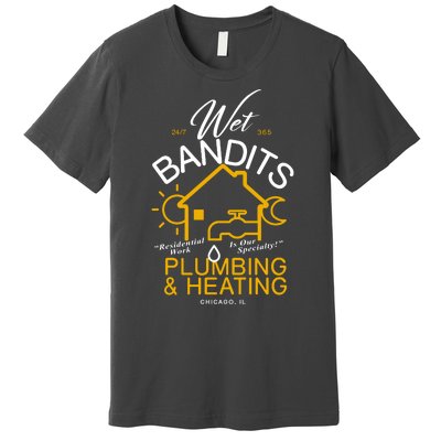 Wet Bandits Plumbing & Heating Chicago Premium T-Shirt