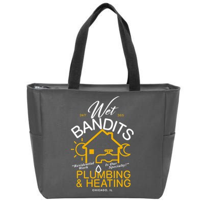 Wet Bandits Plumbing & Heating Chicago Zip Tote Bag