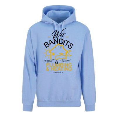 Wet Bandits Plumbing & Heating Chicago Unisex Surf Hoodie