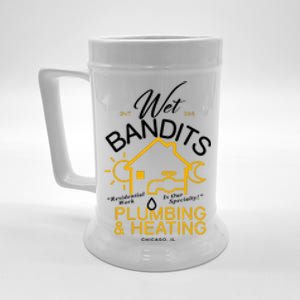 Wet Bandits Plumbing & Heating Chicago Beer Stein