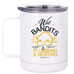 Wet Bandits Plumbing & Heating Chicago 12 oz Stainless Steel Tumbler Cup