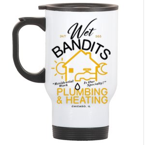 Wet Bandits Plumbing & Heating Chicago Stainless Steel Travel Mug