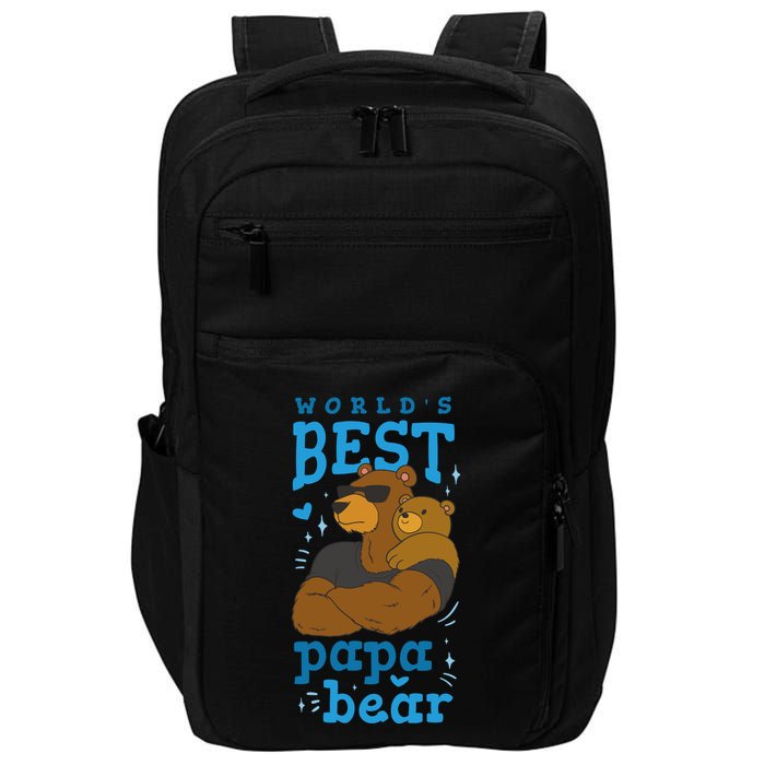 World's Best Papa Bear Impact Tech Backpack