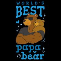 World's Best Papa Bear Impact Tech Backpack
