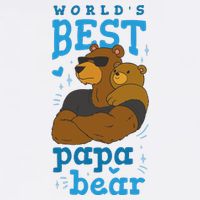 World's Best Papa Bear 11oz C Handle Ceramic Mug