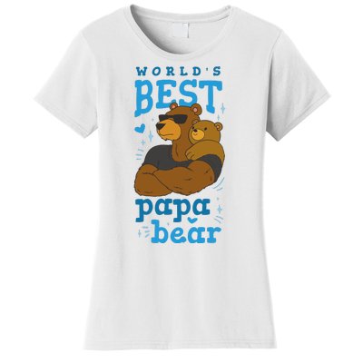 World's Best Papa Bear Women's T-Shirt