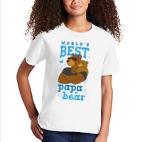 World's Best Papa Bear Kids T-Shirt