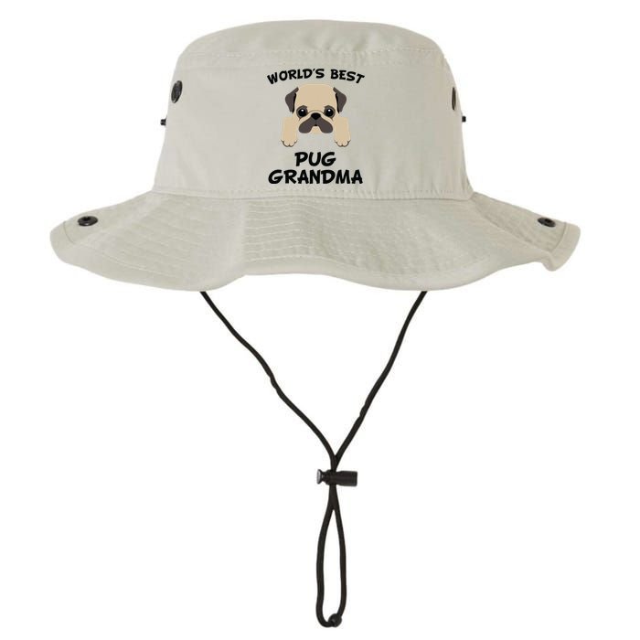 Worlds Best Pug Grandma Dog Granddog Legacy Cool Fit Booney Bucket Hat