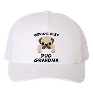 Worlds Best Pug Grandma Dog Granddog Yupoong Adult 5-Panel Trucker Hat