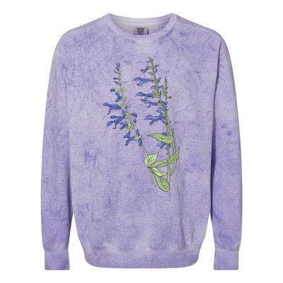 Wildflowers Blue Premium Colorblast Crewneck Sweatshirt