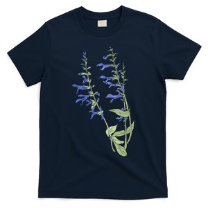 Wildflowers Blue Premium T-Shirt