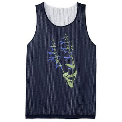 Wildflowers Blue Premium Mesh Reversible Basketball Jersey Tank