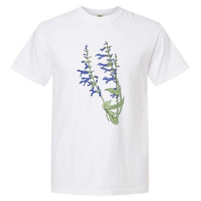 Wildflowers Blue Premium Garment-Dyed Heavyweight T-Shirt