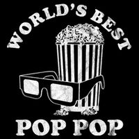 Worlds Best Pop Pop Movie Lover Fathers Day City Backpack