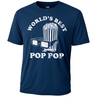 Worlds Best Pop Pop Movie Lover Fathers Day Performance Shirt