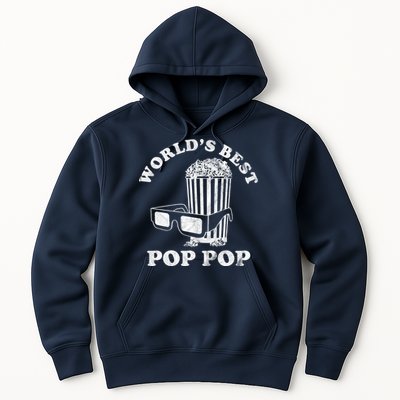 Worlds Best Pop Pop Movie Lover Fathers Day Hoodie