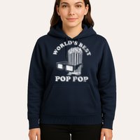 Worlds Best Pop Pop Movie Lover Fathers Day Hoodie