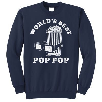 Worlds Best Pop Pop Movie Lover Fathers Day Sweatshirt