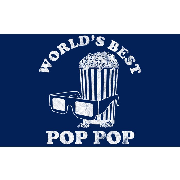 Worlds Best Pop Pop Movie Lover Fathers Day Bumper Sticker