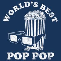 Worlds Best Pop Pop Movie Lover Fathers Day Premium T-Shirt
