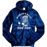 Worlds Best Pop Pop Movie Lover Fathers Day Tie Dye Hoodie