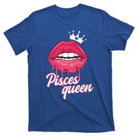 Wo Birthday Pisces Queen Pisces Zodiac Sign Gift T-Shirt