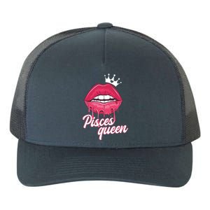 Wo Birthday Pisces Queen Pisces Zodiac Sign Gift Yupoong Adult 5-Panel Trucker Hat