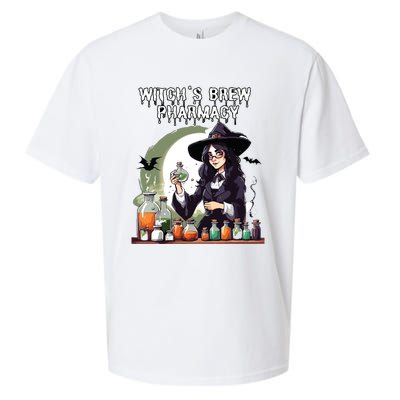 Witchs Brew Pharmacy Wizard Pharmacist Halloween Costume Sueded Cloud Jersey T-Shirt