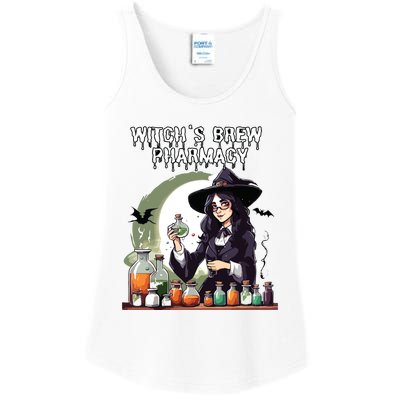 Witchs Brew Pharmacy Wizard Pharmacist Halloween Costume Ladies Essential Tank