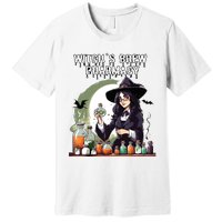 Witchs Brew Pharmacy Wizard Pharmacist Halloween Costume Premium T-Shirt