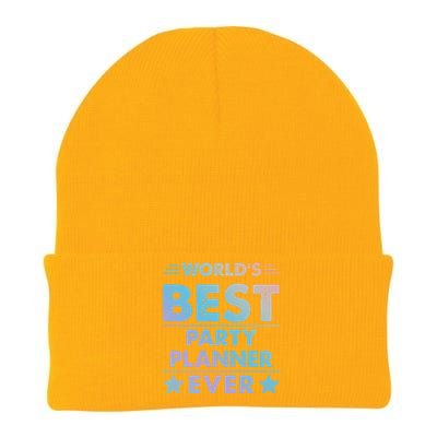 World's Best Party Planner Ever Funny Gift Knit Cap Winter Beanie