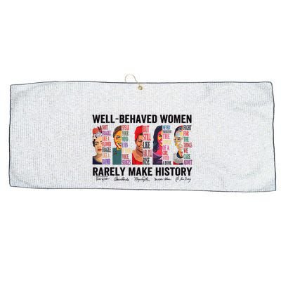 Well Behaved Rarely Make History For Strong Large Microfiber Waffle Golf Towel