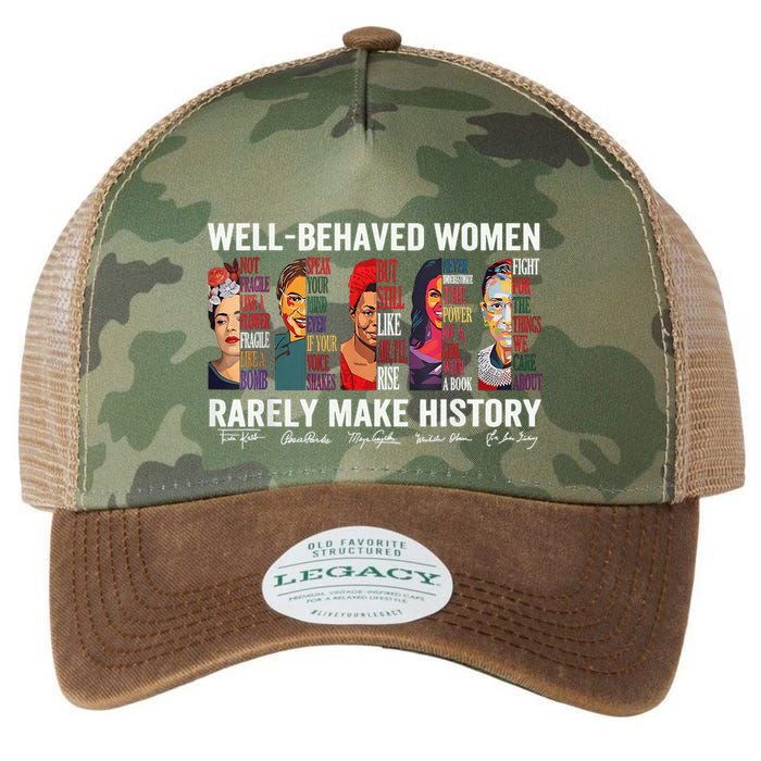Well Behaved Rarely Make History Legacy Tie Dye Trucker Hat