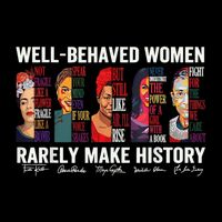 Well Behaved Rarely Make History Wool Snapback Cap