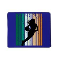 Wo Basketball Retro Vintage Distressed Coaching Team Cute Gift Mousepad