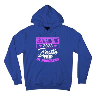 Warning Bestie Reunion Trip In Progress Trip Cute Gift Hoodie