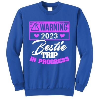 Warning Bestie Reunion Trip In Progress Trip Cute Gift Sweatshirt