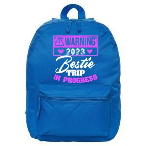 Warning Bestie Reunion Trip In Progress Trip Cute Gift 16 in Basic Backpack