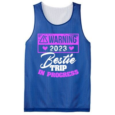 Warning Bestie Reunion Trip In Progress Trip Cute Gift Mesh Reversible Basketball Jersey Tank