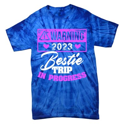 Warning Bestie Reunion Trip In Progress Trip Cute Gift Tie-Dye T-Shirt