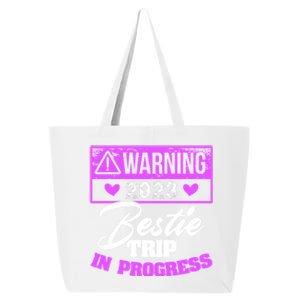 Warning Bestie Reunion Trip In Progress Trip Cute Gift 25L Jumbo Tote